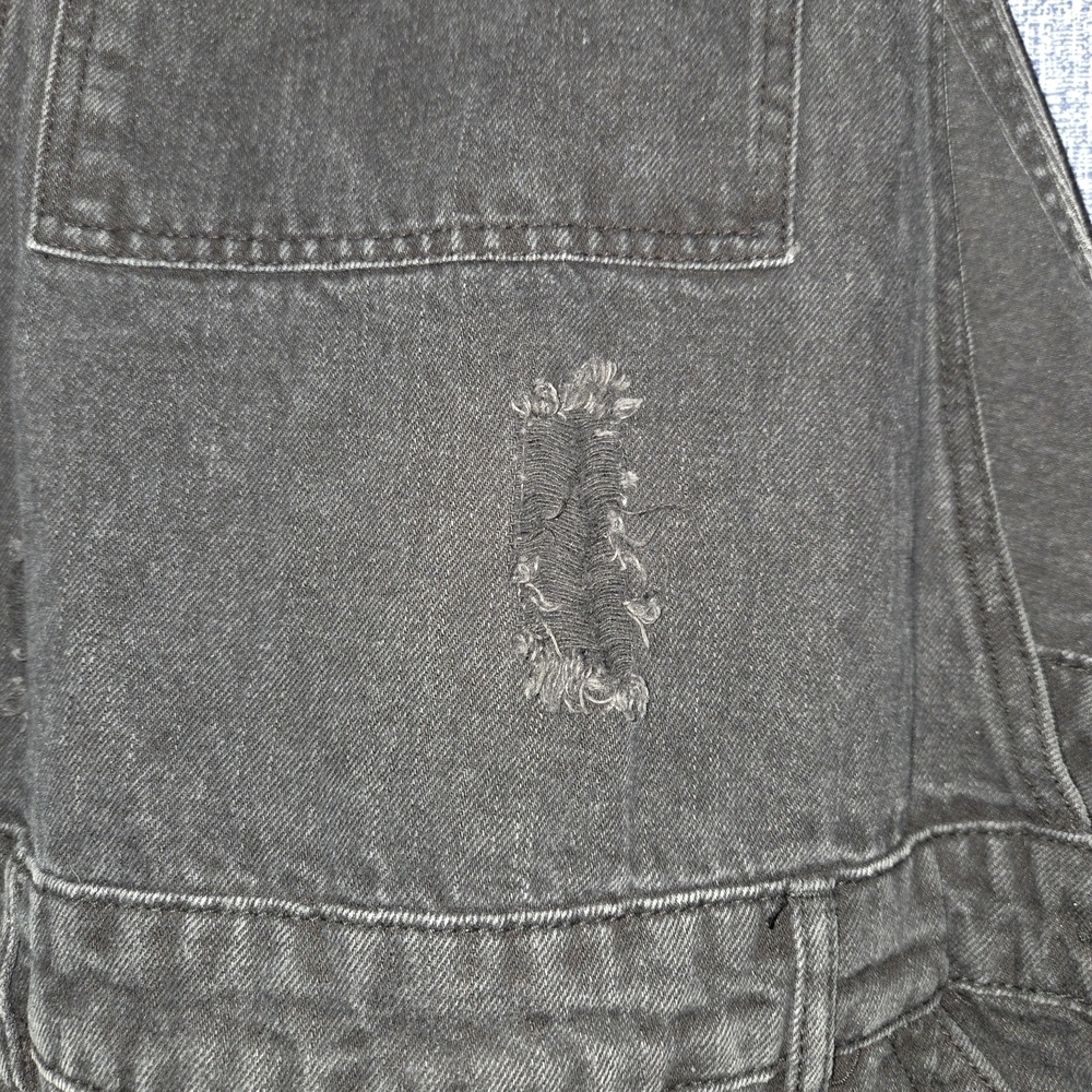 Black Denim Overalls for Women - Picture 4 of 4